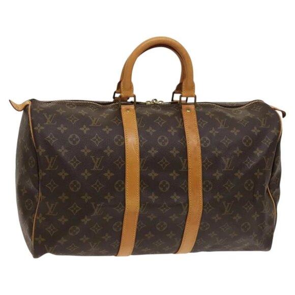 LOUIS VUITTON Monogram Keepall 45 Boston Bag M41428 LV Auth 126875 - Picture 1 of 14